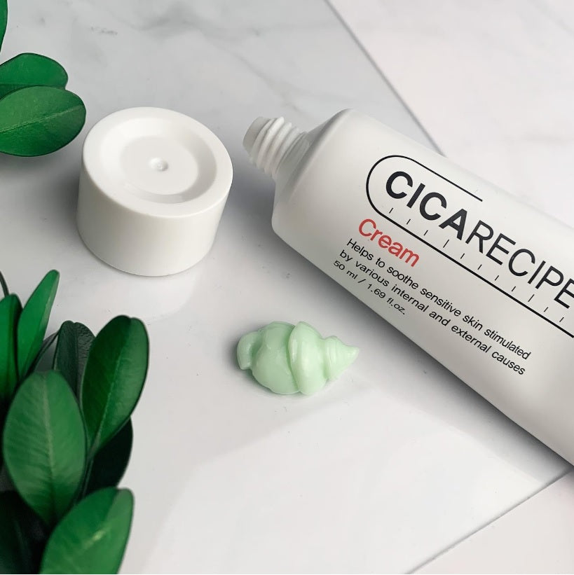 4 BEAUSTA Cicarecipe CREAM - Centella Asiatica Extract with 5 CICA Ingredients, 50 ml