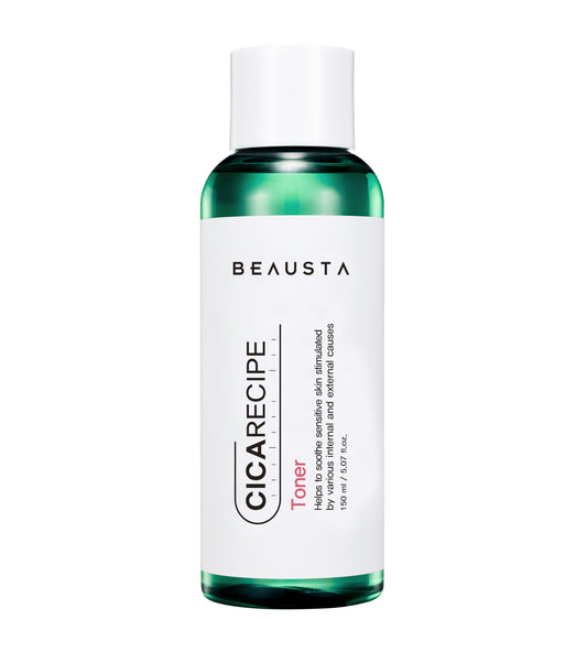 2 BEAUSTA CICARECIPE TONER – with 5 Centella Asiatica Ingredients, 150 ml.